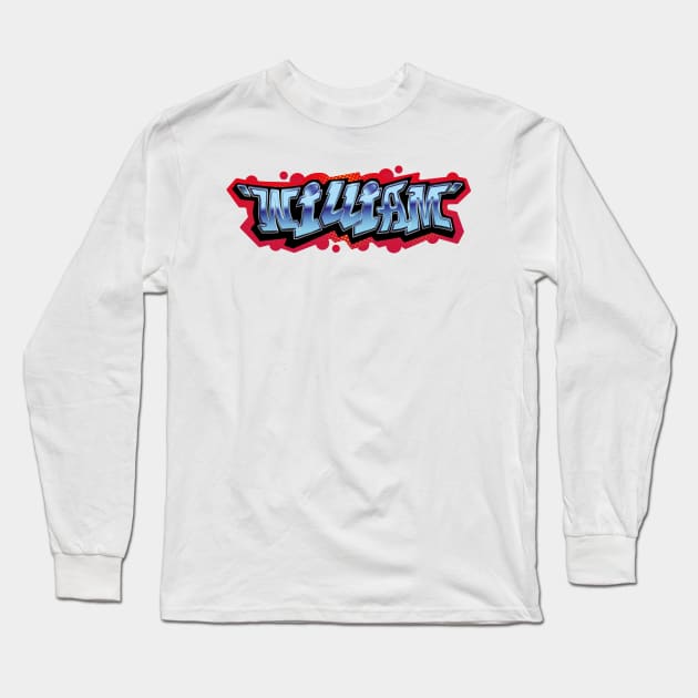 WILLIAM Long Sleeve T-Shirt by WildMeART